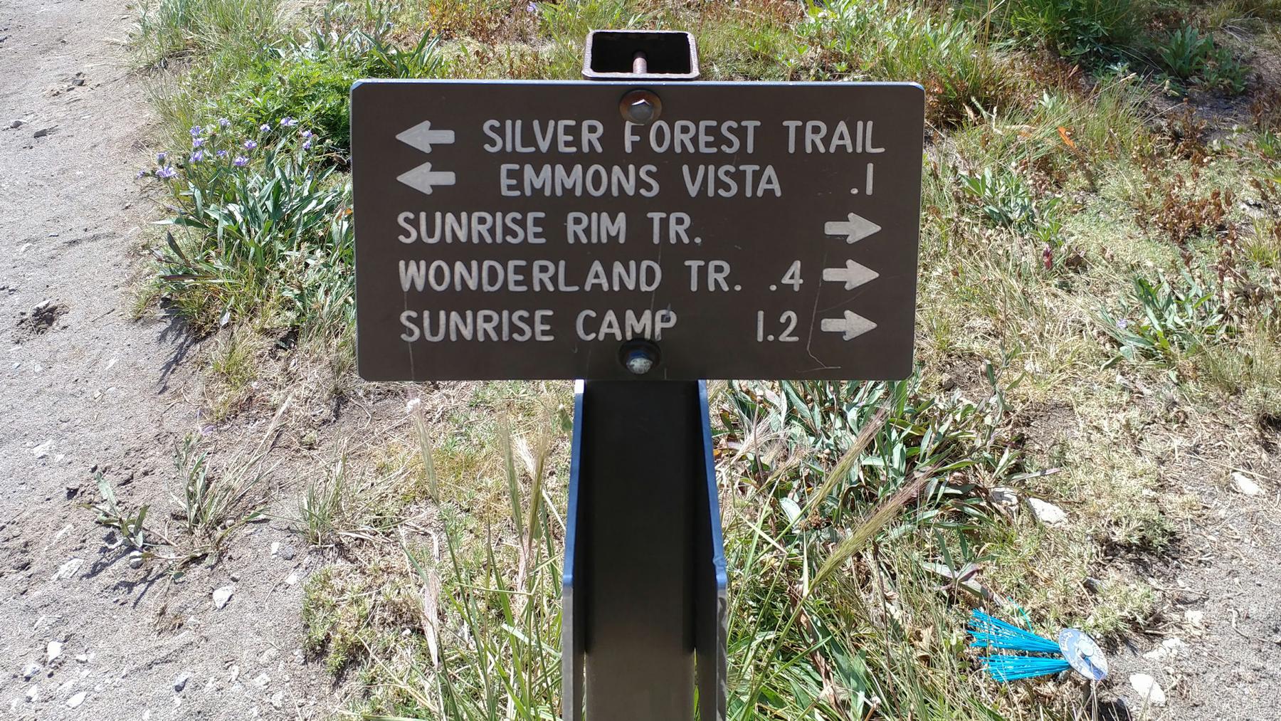 Sunrise Trail Sign