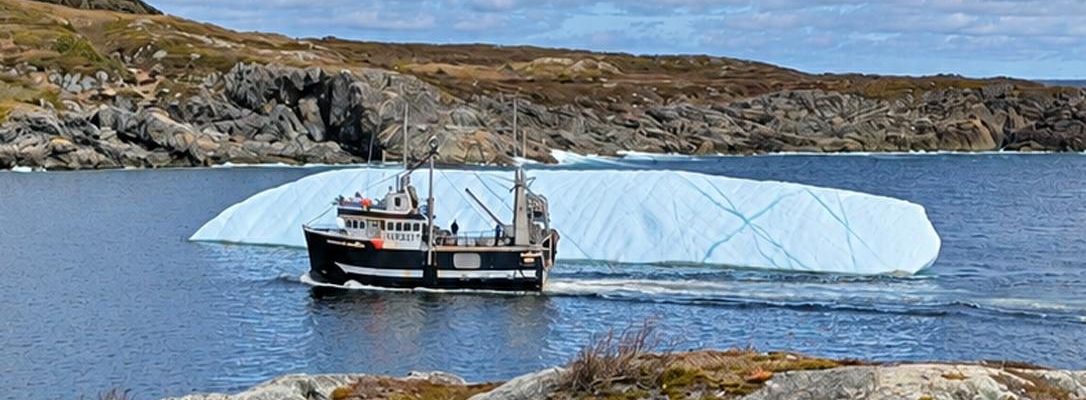 Iceberg Near Fishing Point